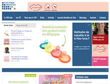 Tablet Screenshot of preventionsida.org
